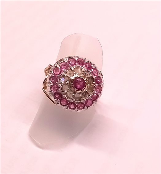 Anello Soprana Donna in Oro rosa Rubino ROSONE RB ROSE - ROSONE RB ROSE